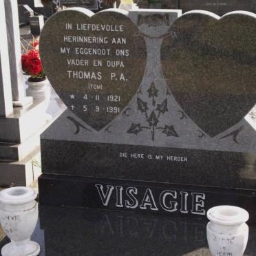 VISAGIE Thomas P.A. 1921-1991