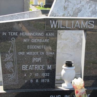 WILLIAMS Beatrice M. 1932-1979