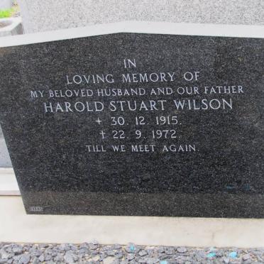 WILSON Harold Stuart 1915-1972