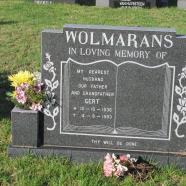 WOLMARANS Gerhardus Petrus Johannes 1936-1993
