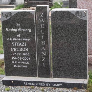 ZWELIBANZI Siyazi Petros 1933-2004