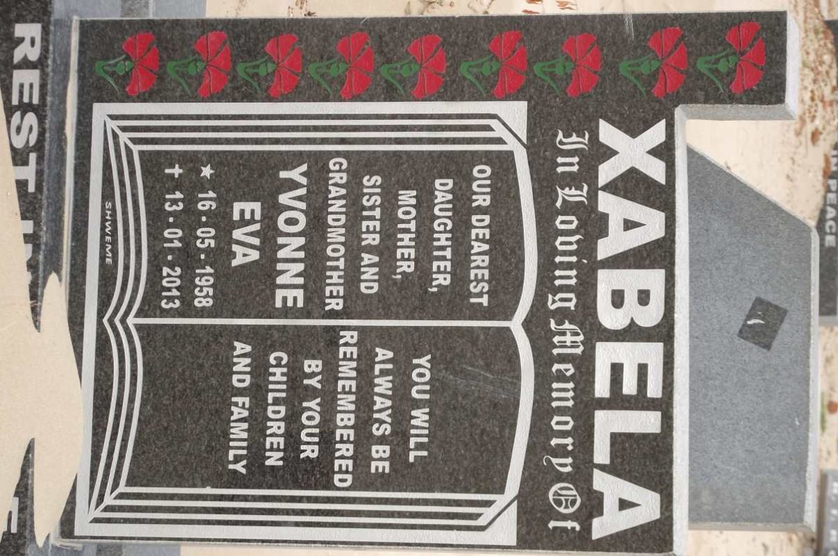 XABELA Yvonne Eva 1958-2013