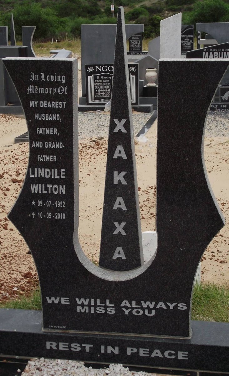 XAKAXA Lindile Wilton 1952-2010