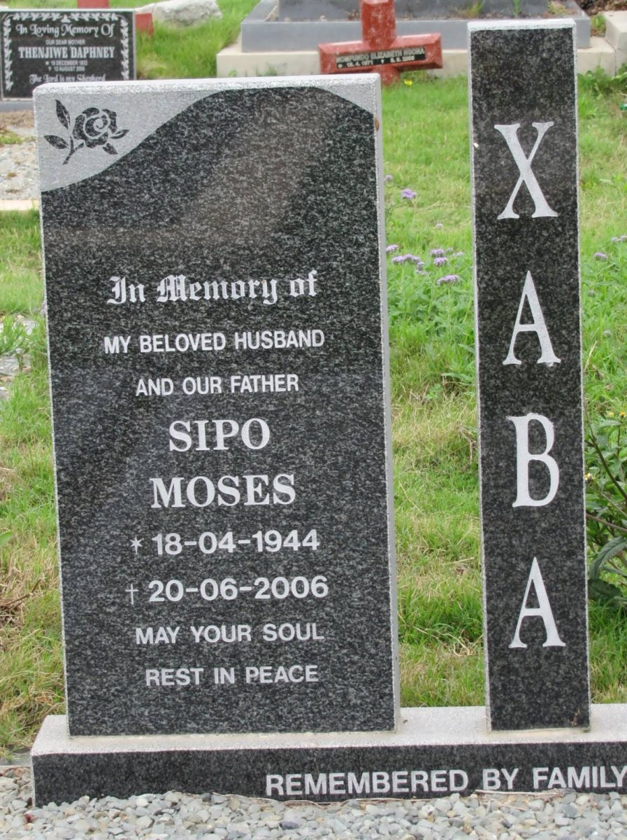 XABA Sipo Moses 1944-2006