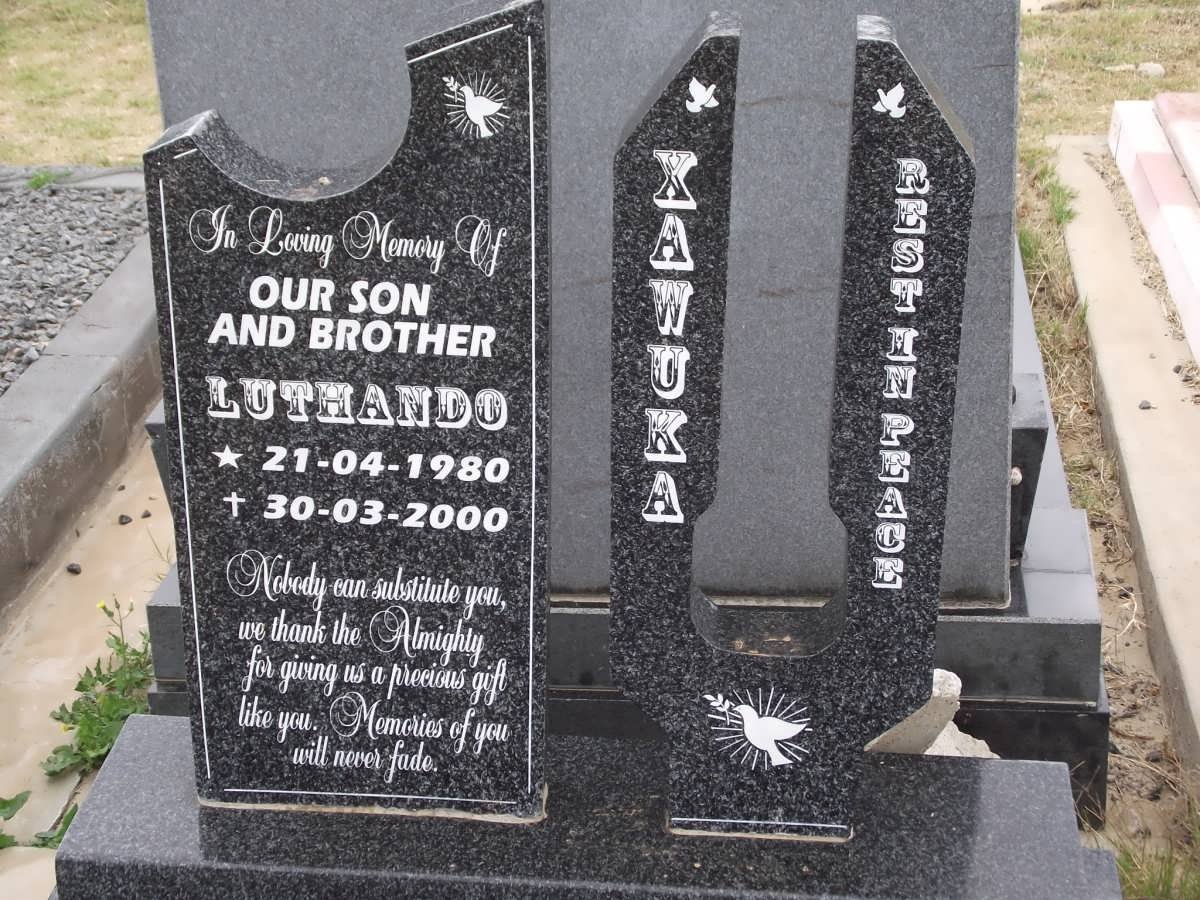 XAWUKA Luthando 1980-2000