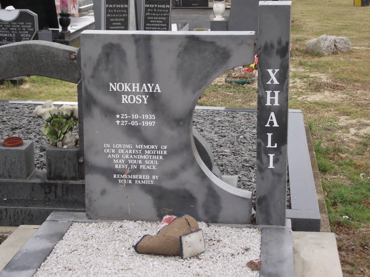 XHALI Nokhaya Rosy 1935-1997