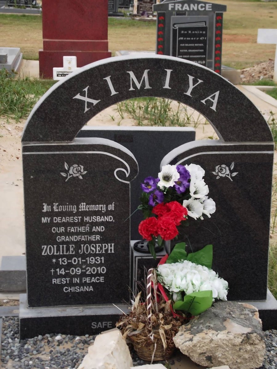 XIMIYA Zolile Joseph 1931-2010