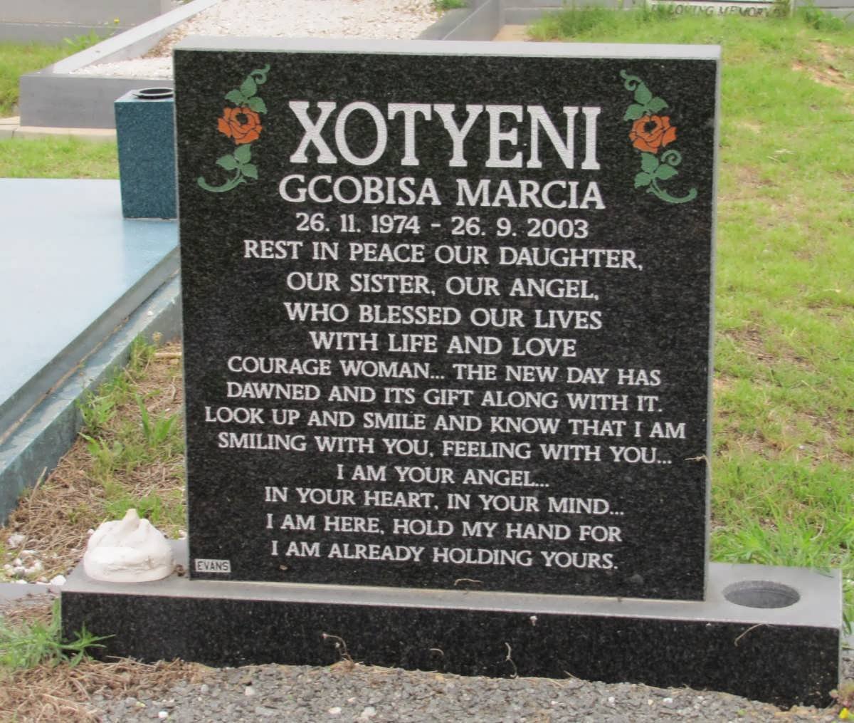 XOTYENI Gcobisa Marcia 1974-2003