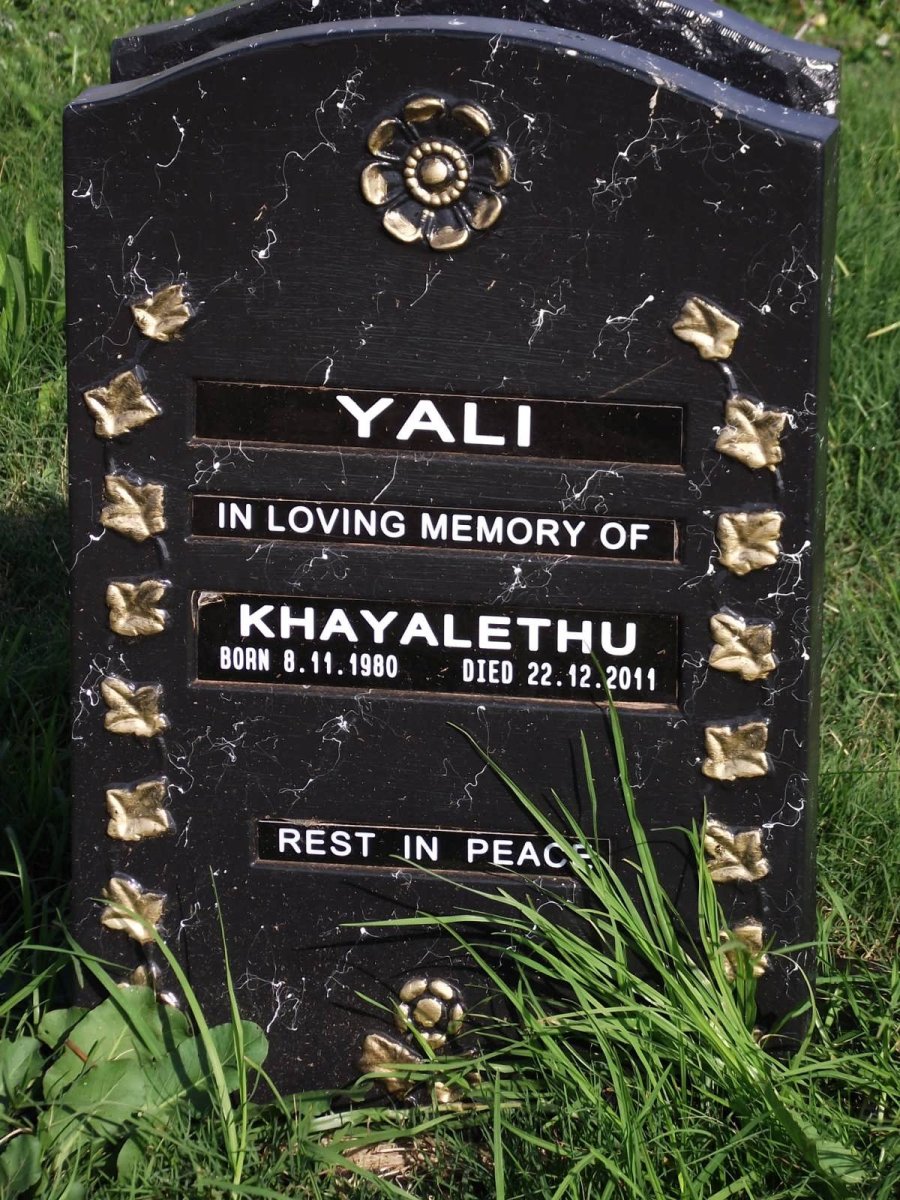 YALI Khayalethu 1980-2011