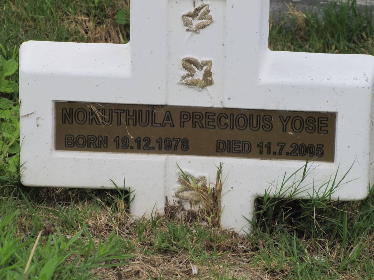 YOSE Nokuthula Precious 1978-2005