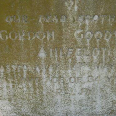 AHLFELDT Gordon Goodwin -1964