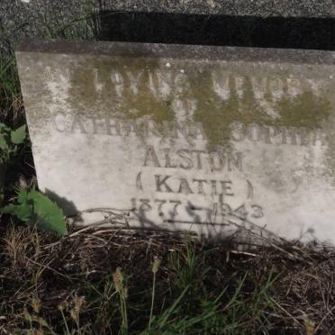 ALSTON Catharina Sophia 1877-1943