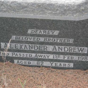 ANDREW Alexander -1987