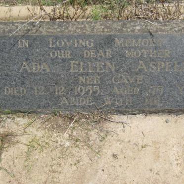 ASPELING Ada Ellen nee CAVE -1955