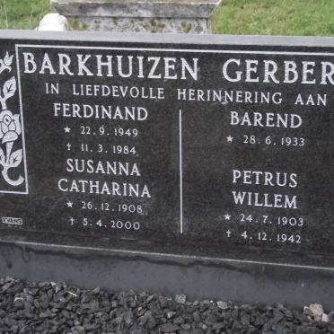 BARKHUIZEN :: GERBER