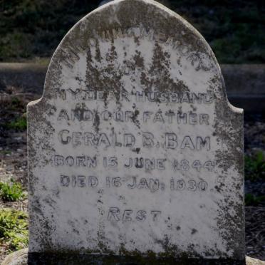 BAM Gerald B. 1844-1930