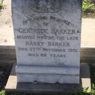BARKER Gertrude -1951