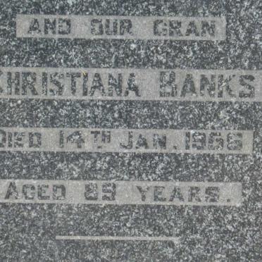BANKS Christina -1956