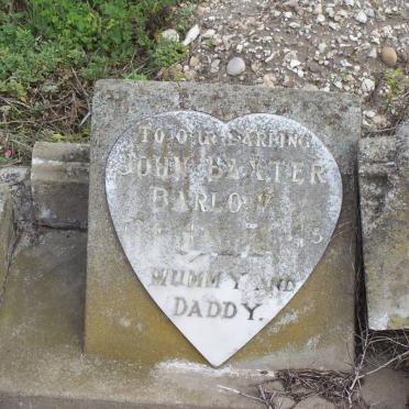 BARLOW John Baxter -1945