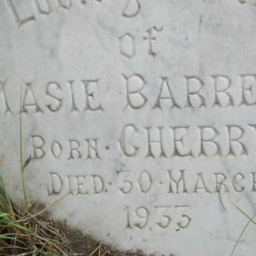 BARRETT Masie nee CHERRY -1933