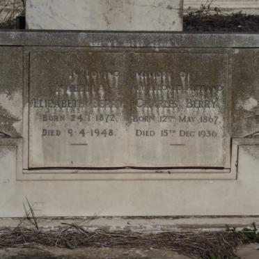 BERRY Charles 1867-1936 &amp; Isabella Elizabeth 1872-1948