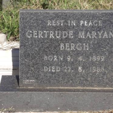 BERGH Gertrude Maryann 1899-1986
