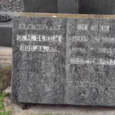 BERGH J.M. &amp; Matham Johannes 1875-1951