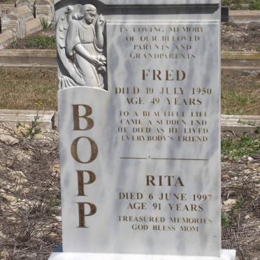 BOPP Fred -1950 &amp; Rita -1997