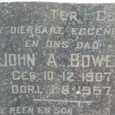 BOWER John A. 1907-1957