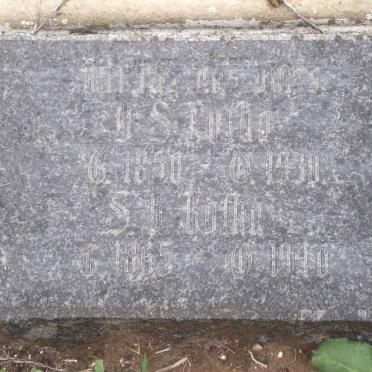 BOTHA D.S. 1850-1930 &amp; S.H. 1865-1940