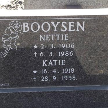 BOOYSEN Nettie 1906-1986 :: BOOYSEN Katie 1918-1998