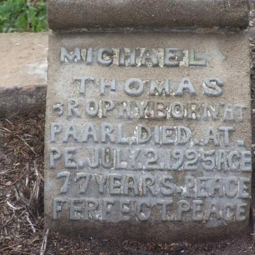 BROPHY Michael Thomas -1925