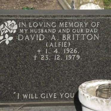 BRITTON David A. 1926-1979
