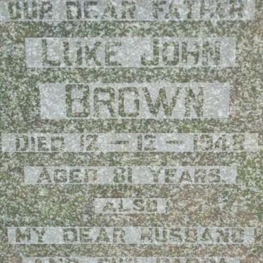 BROWN Luke J. -1948