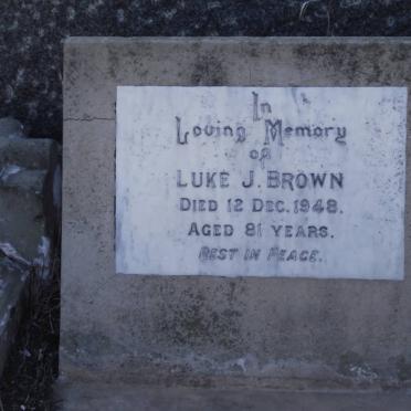 BROWN Luke J. -1948