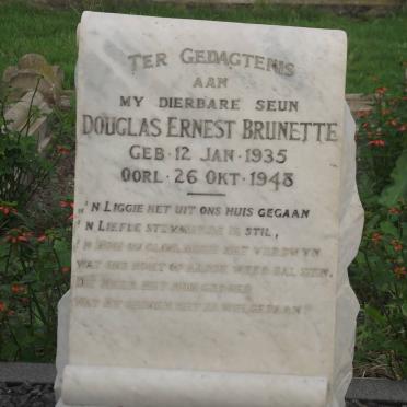 BRUNETTE Douglas Ernest 1935-1948