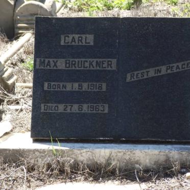 BRUCKNER Carl Max 1918-1963