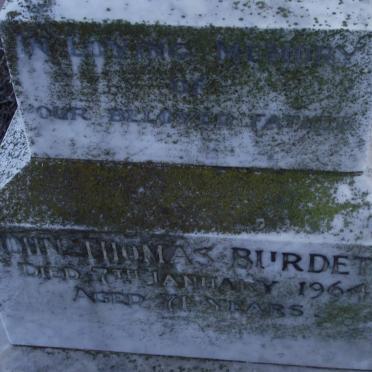 BURDETT John Thomas -1964