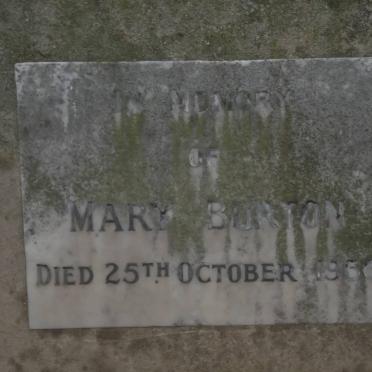 BURTON Mary -1956