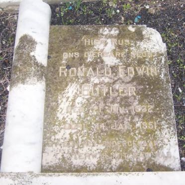 BUTLER Ronald Edwin 1932-1951