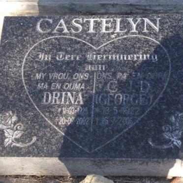 CASTELYN G.J.D. 1922-2006 &amp; Drina 1925-2002