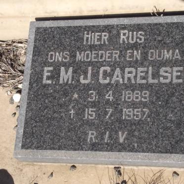 CARELSE E.M.J. 1889-1957