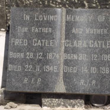 CATLEY Fred 1874-1945 &amp; Clara 1886-1967