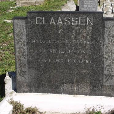 CLAASSEN Johannes Jacobus 1903-1948