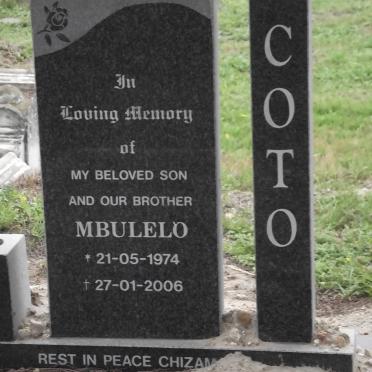 COTO Mbulelo 1974-2006