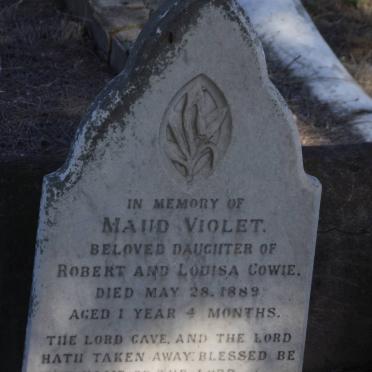 COWIE Maud Violet -1889