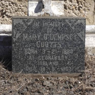 COUTTS Mary O'Dempsey 1880-1967