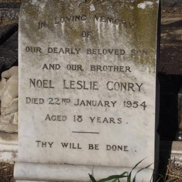 CONRY Noel Leslie -1954