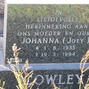 COWLEY Johanna 1935-1994
