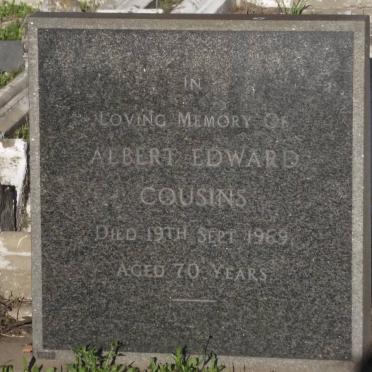 COUSINS Albert Edward -1969